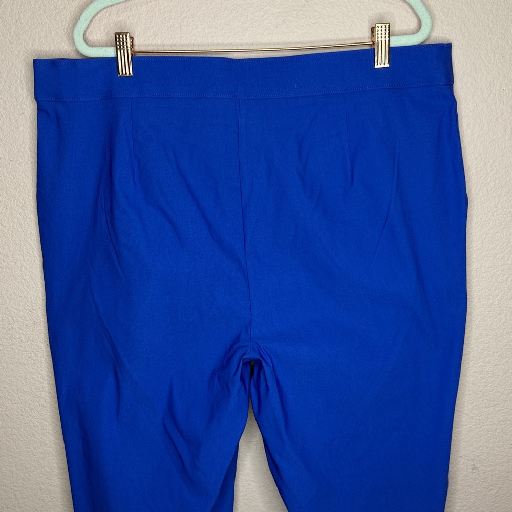 Rafaella Women's Stretch Capri Pant Blue. Size 18 - Picture 8 of 11